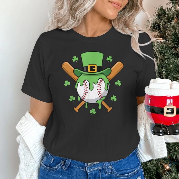 St Patricks Day Baseball Drip Ice Cream Baseball Home Plate Unisex T-Shirt St Patricks Day Baseball Drip Ice Cream Baseball Home Plate Unisex T-Shirt