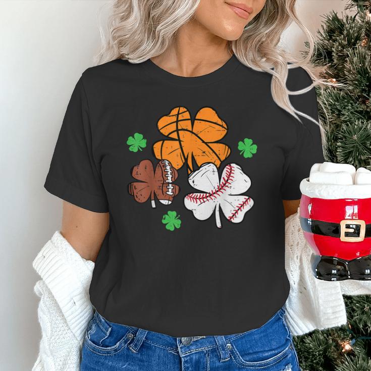 St Patricks Day Shamrock Basketball Baseball Men Boys Kids Unisex T-Shirt St Patricks Day Shamrock Basketball Baseball Men Boys Kids Unisex T-Shirt