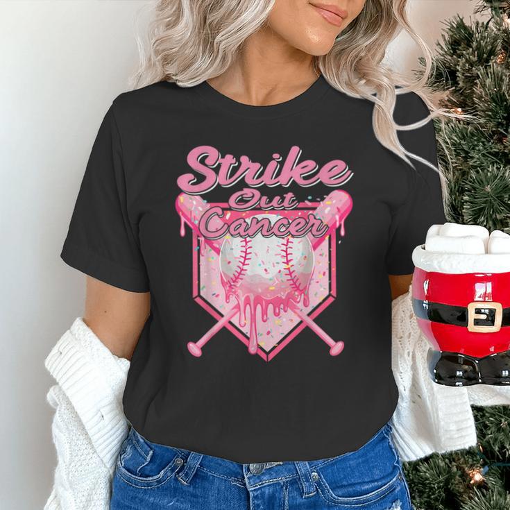 Strike Out Breast Cancer Baseball Drip For Boys Youth Unisex T-Shirt