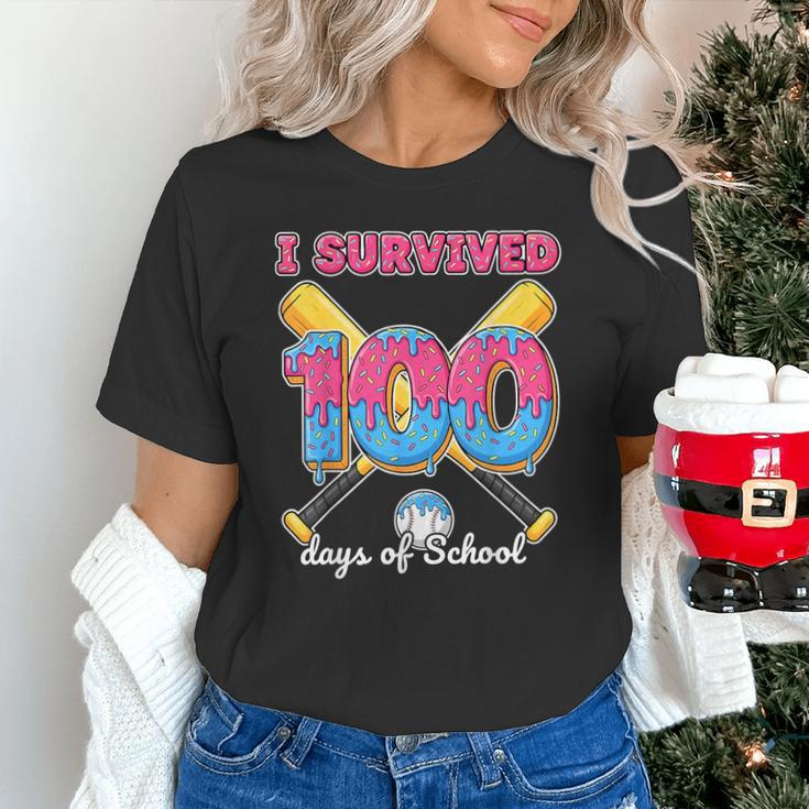 I Survived 100 Days Of School Baseball Cream Drip Boys Unisex T-Shirt I Survived 100 Days Of School Baseball Cream Drip Boys Unisex T-Shirt