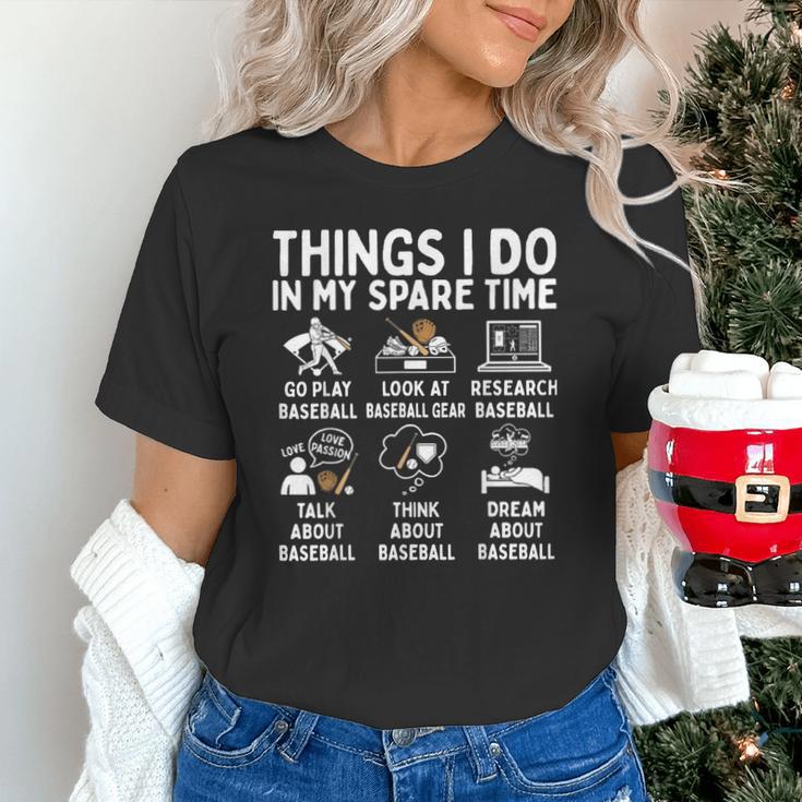 Things I Do In My Spare Time Baseball Lover Unisex T-Shirt Things I Do In My Spare Time Baseball Lover Unisex T-Shirt