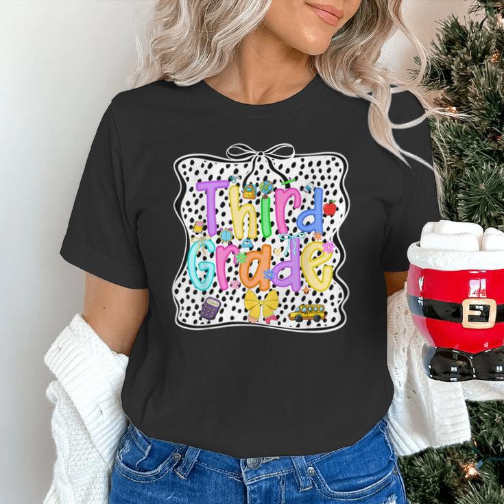 Third Grade Dalmatian Dots 3rd Grade Back To School Girls Unisex T-Shirt Third Grade Dalmatian Dots 3rd Grade Back To School Girls Unisex T-Shirt