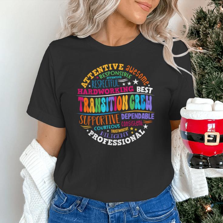 Transition Crew Squad Appreciation Week Back To School Unisex T-Shirt