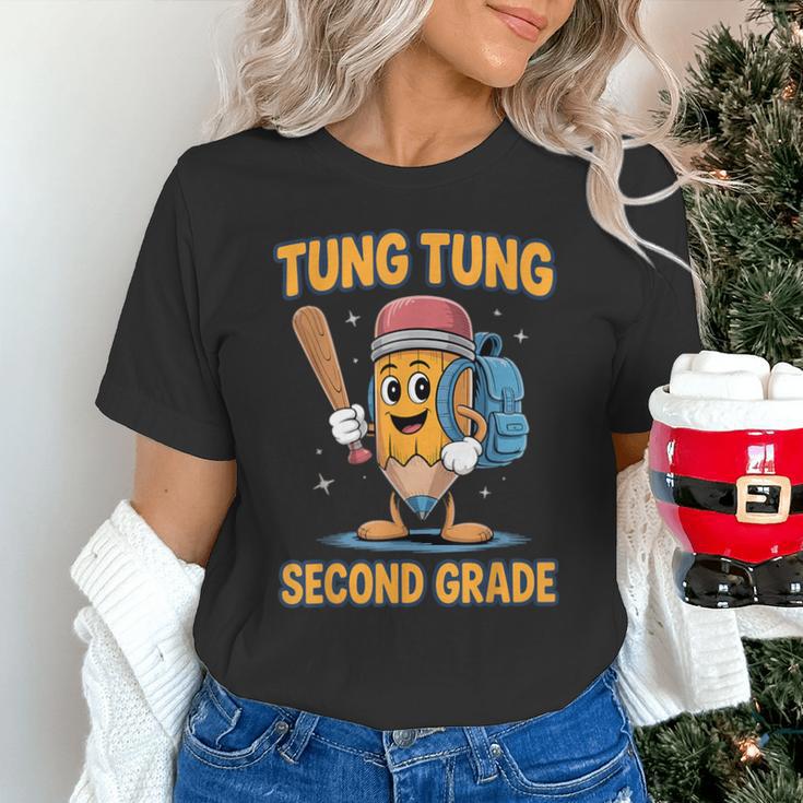 Tung Tung Sahur 2nd Grade Italian Brainrot Back To School Unisex T-Shirt Tung Tung Sahur 2nd Grade Italian Brainrot Back To School Unisex T-Shirt