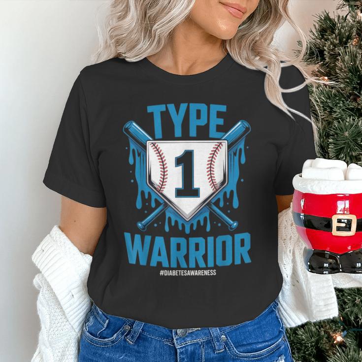 Type 1 Warrior Diabetes Awareness Baseball Enthusiasts Unisex T-Shirt Type 1 Warrior Diabetes Awareness Baseball Enthusiasts Unisex T-Shirt
