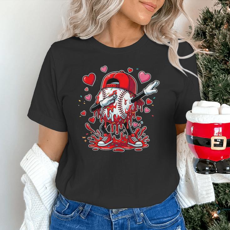 Valentines Baseball Toddler Boys Kids Dabbing Baseball Drip Unisex T-Shirt Valentines Baseball Toddler Boys Kids Dabbing Baseball Drip Unisex T-Shirt