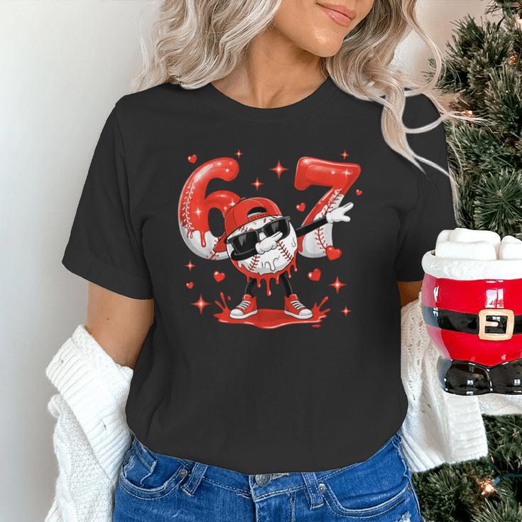 Valentines Day Six Seven Baseball 6 7 Meme Dab Heart Boys Unisex T-Shirt Valentines Day Six Seven Baseball 6 7 Meme Dab Heart Boys Unisex T-Shirt