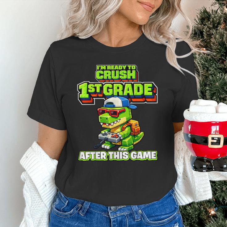 Video GameRex Dinosaur 1st Grade Back To School Boy Unisex T-Shirt Video GameRex Dinosaur 1st Grade Back To School Boy Unisex T-Shirt