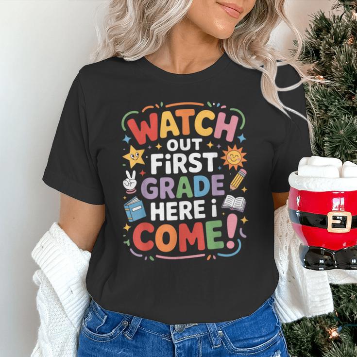 Watch Out First Grade Here I Come Back To School Learner Unisex T-Shirt
