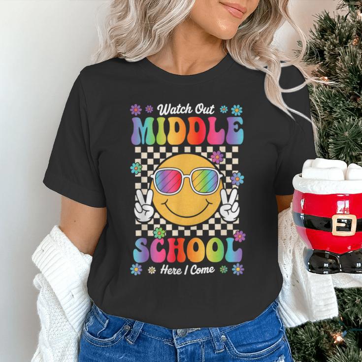 Watch Out Middle School Here I Come Back To School Student Unisex T-Shirt Watch Out Middle School Here I Come Back To School Student Unisex T-Shirt