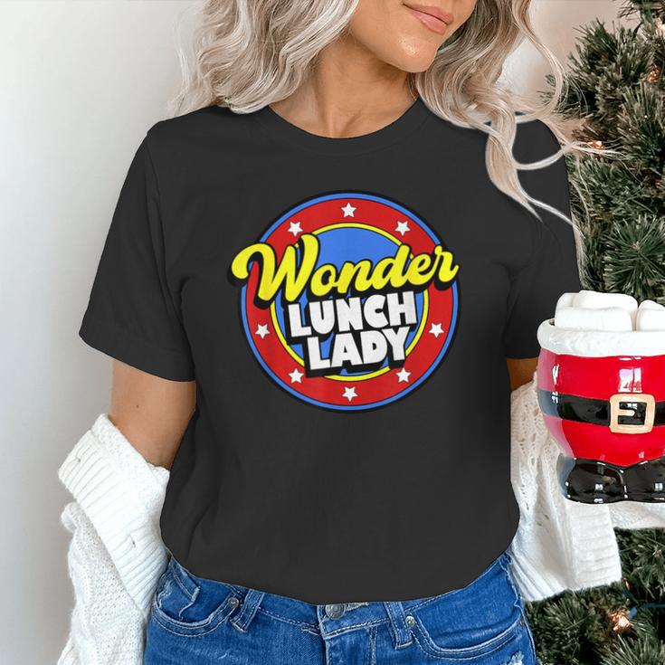 Wonder Lunch Lady Super Woman Power Superhero Back To School Unisex T-Shirt