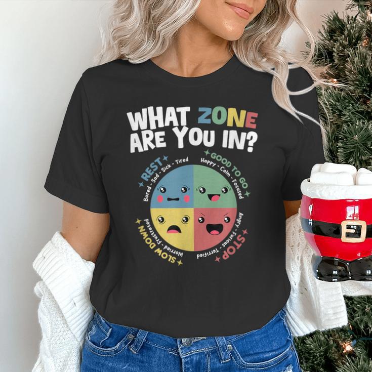 Zones Of Regulation School Counselor Back To School Emotion Unisex T-Shirt Zones Of Regulation School Counselor Back To School Emotion Unisex T-Shirt