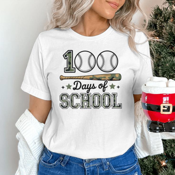 100 Days Of School Baseball Camo Boys School Teacher Unisex T-Shirt 100 Days Of School Baseball Camo Boys School Teacher Unisex T-Shirt