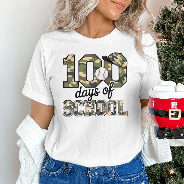 100 Days Of School Camo Baseball Camouflage For Kids Unisex T-Shirt 100 Days Of School Camo Baseball Camouflage For Kids Unisex T-Shirt