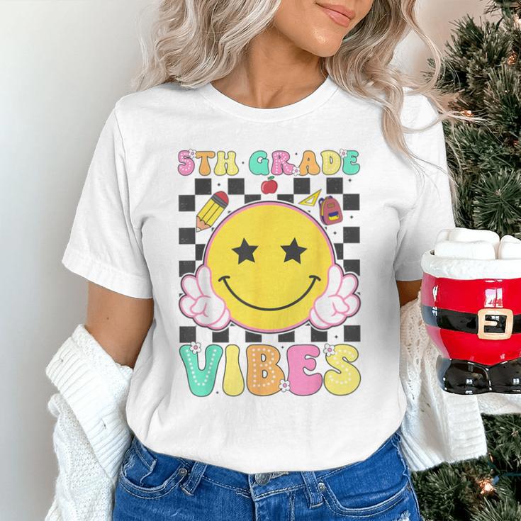 5th Grade Vibes Girls Smile Face Back To School Fifth Grade Unisex T-Shirt 5th Grade Vibes Girls Smile Face Back To School Fifth Grade Unisex T-Shirt