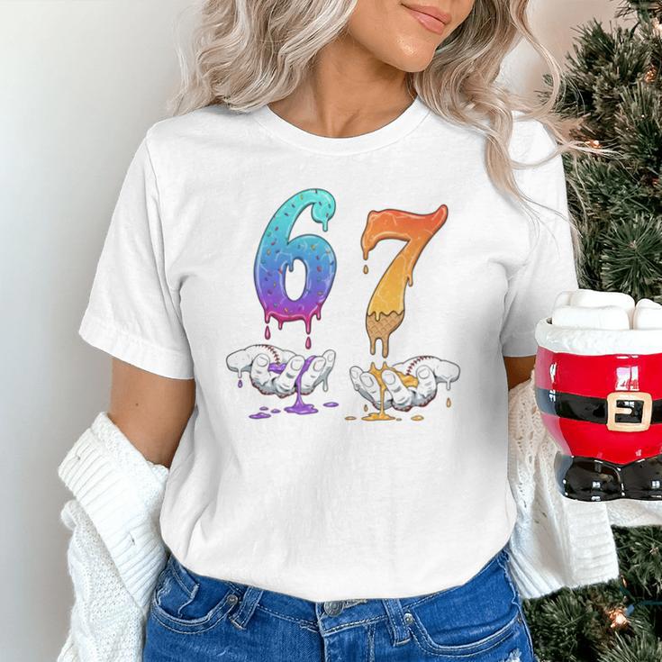 67 Meme Baseball Kids Girls Humor Number 6 7 Unisex T-Shirt 67 Meme Baseball Kids Girls Humor Number 6 7 Unisex T-Shirt