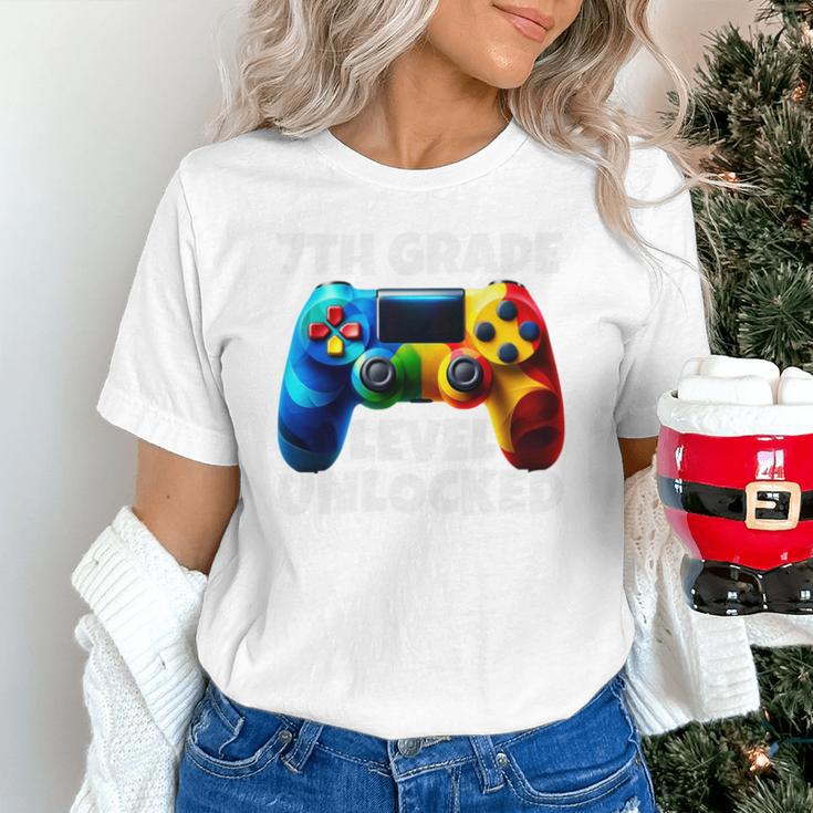 7th Grade Level Unlocked Back To School Gamer Boys Girls Unisex T-Shirt 7th Grade Level Unlocked Back To School Gamer Boys Girls Unisex T-Shirt