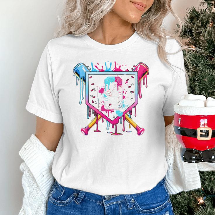 9th Birthday Boys Baseball Ice Cream Drip Boys Baseball Unisex T-Shirt