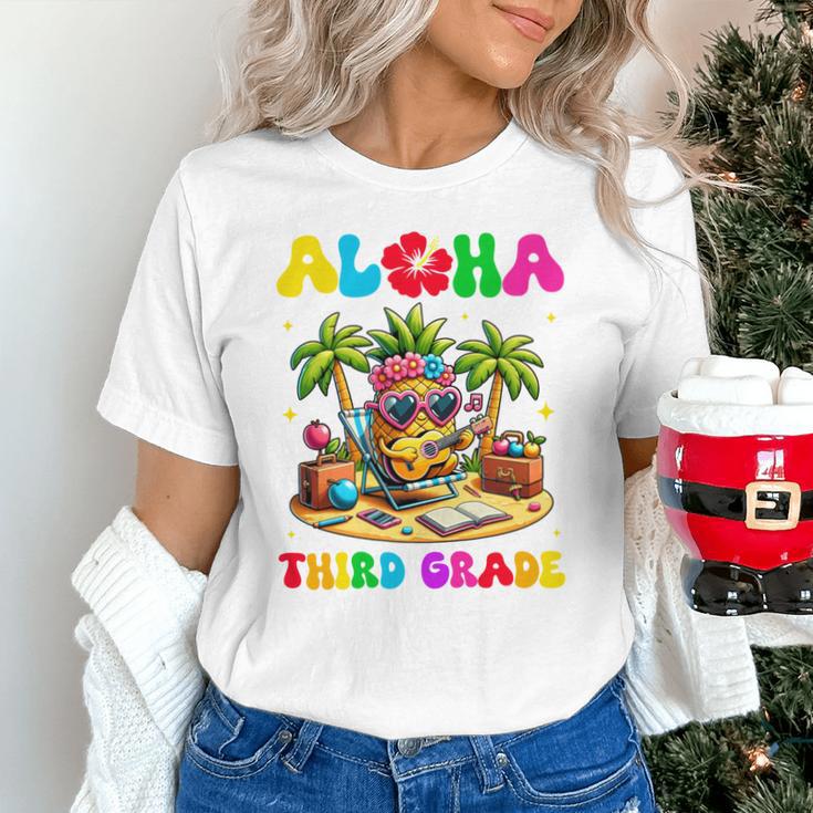 Aloha Third Grade Pineapple Hawaii Back To School Kids Girl Performance Unisex T-Shirt