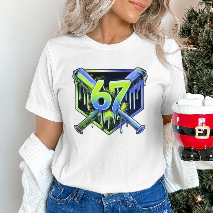 Awesome 67 Baseball Drip Effect Baseball 6-7 Meme Graphic Premium Tri-Blend Unisex T-Shirt Awesome 67 Baseball Drip Effect Baseball 6-7 Meme Graphic Premium Tri-Blend Unisex T-Shirt