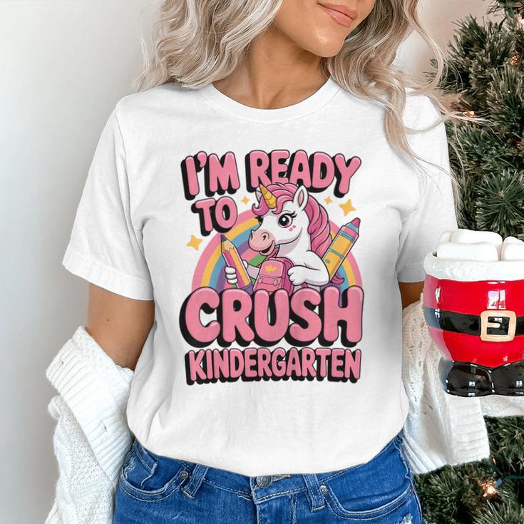 Back To School I'm Ready To Crush Kindergarten Unicorn Unisex T-Shirt Back To School I'm Ready To Crush Kindergarten Unicorn Unisex T-Shirt
