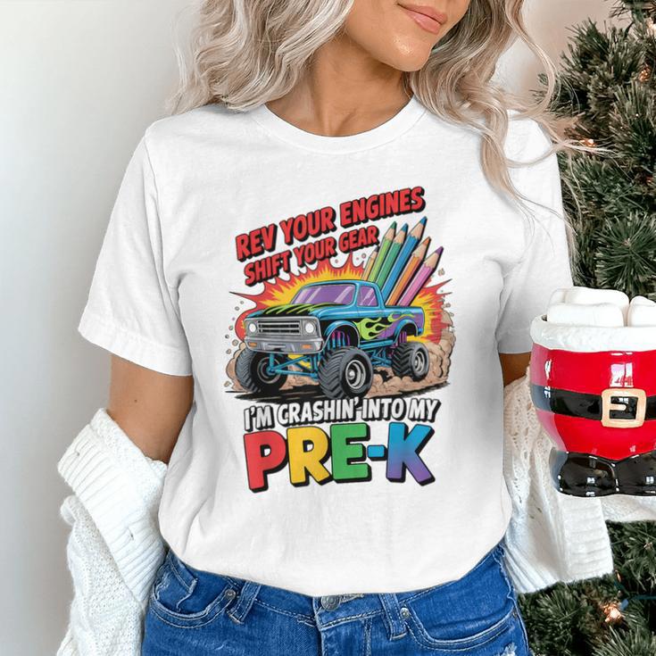 Back To School Pre-K Preschool Monster Truck First Day Boys Unisex T-Shirt