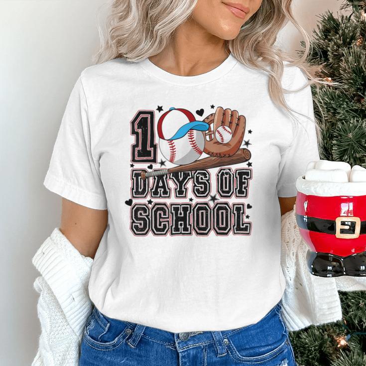 Baseball 100 Days Of School Happy 100th Day Teachers Kids Unisex T-Shirt