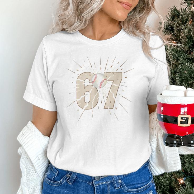 Baseball 67 Six Seven Meme Number Unisex T-Shirt