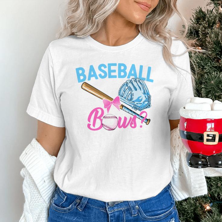 Baseball Or Bows Brother Loves You Gender Reveal Boy Or Girl Unisex T-Shirt Baseball Or Bows Brother Loves You Gender Reveal Boy Or Girl Unisex T-Shirt