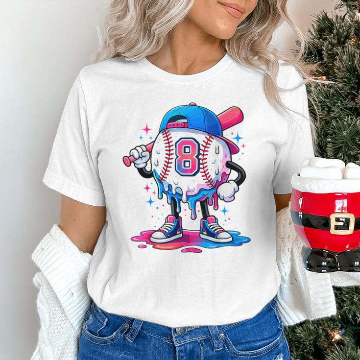 Baseball Drip 8th 8 Year Old Birthday Boys Pitcher Player Unisex T-Shirt Baseball Drip 8th 8 Year Old Birthday Boys Pitcher Player Unisex T-Shirt
