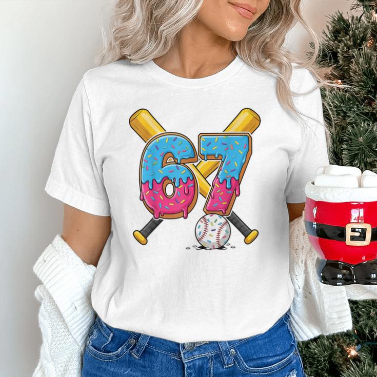 Baseball Drip Number 67 Player 67th Birthday Meme Gen Alpha Unisex T-Shirt