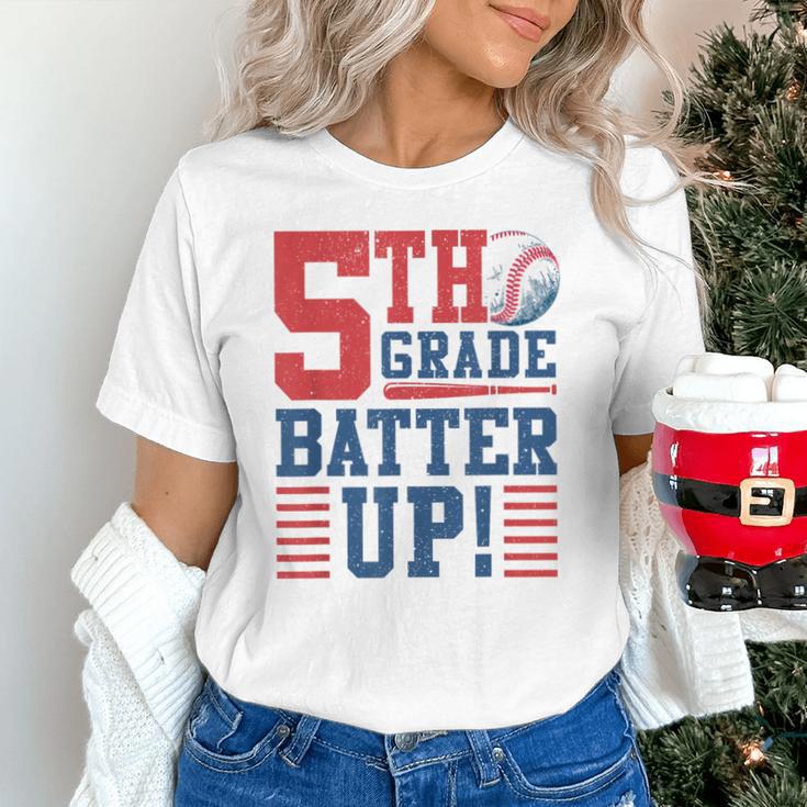 Baseball Fifth Grade Back To School 5th Grade Batter Up Unisex T-Shirt Baseball Fifth Grade Back To School 5th Grade Batter Up Unisex T-Shirt