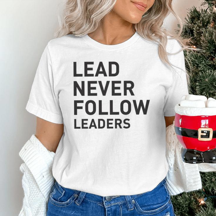 Baseball Lead Never Follow Leaders Team Captain Leadership Premium Tri-Blend Unisex T-Shirt