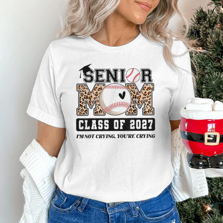 Baseball Senior Class Of 2027 Senior 2027 Graduation Women Unisex T-Shirt