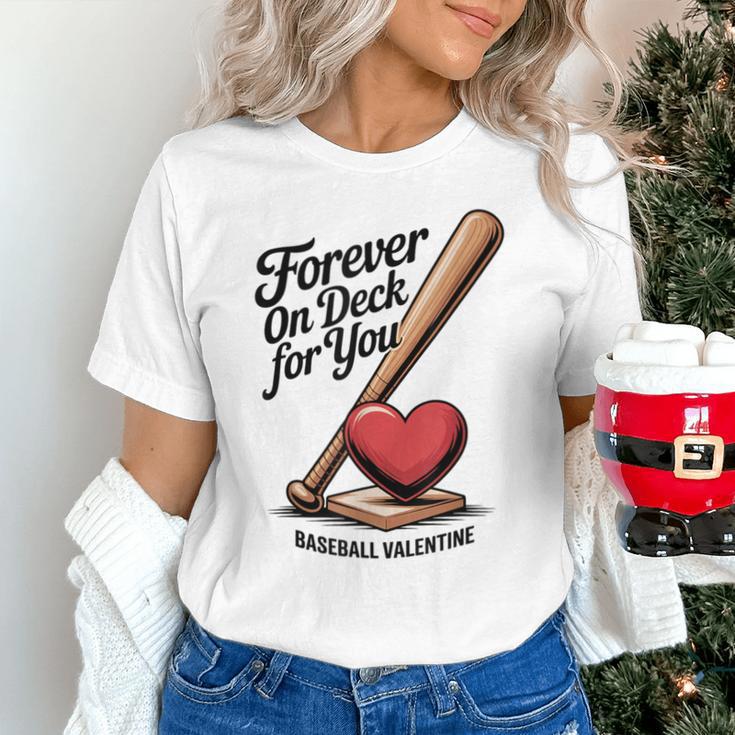 Baseball Valentine Forever On Deck For You Tee Unisex T-Shirt Baseball Valentine Forever On Deck For You Tee Unisex T-Shirt