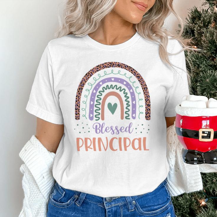 Blessed Principal Back To School Boho Rainbow Premium Tri-Blend Unisex T-Shirt Blessed Principal Back To School Boho Rainbow Premium Tri-Blend Unisex T-Shirt