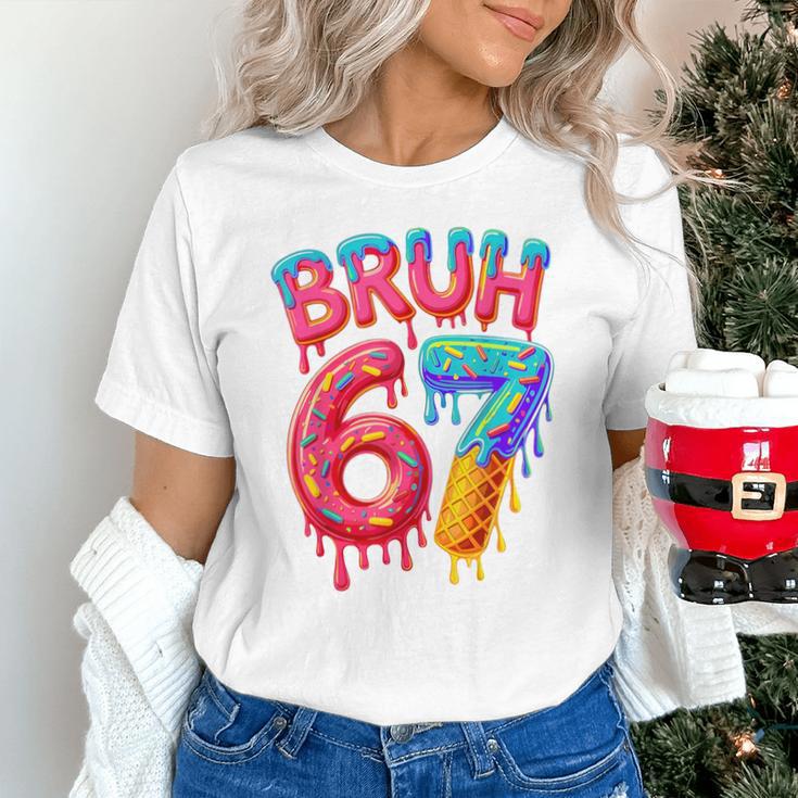 Bruh 67 Baseball Drip Number 67 Player 67th Birthday Unisex T-Shirt Bruh 67 Baseball Drip Number 67 Player 67th Birthday Unisex T-Shirt