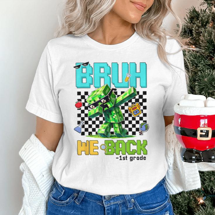 Bruh We Back 1st Grade Back To School Gamer Dabbing Boy Kids Unisex T-Shirt Bruh We Back 1st Grade Back To School Gamer Dabbing Boy Kids Unisex T-Shirt