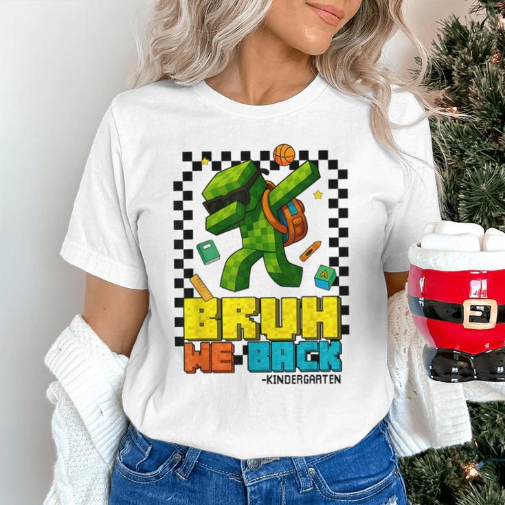 Bruh We Back Kindergarten Back To School Gamer Dabbing Boy Unisex T-Shirt Bruh We Back Kindergarten Back To School Gamer Dabbing Boy Unisex T-Shirt