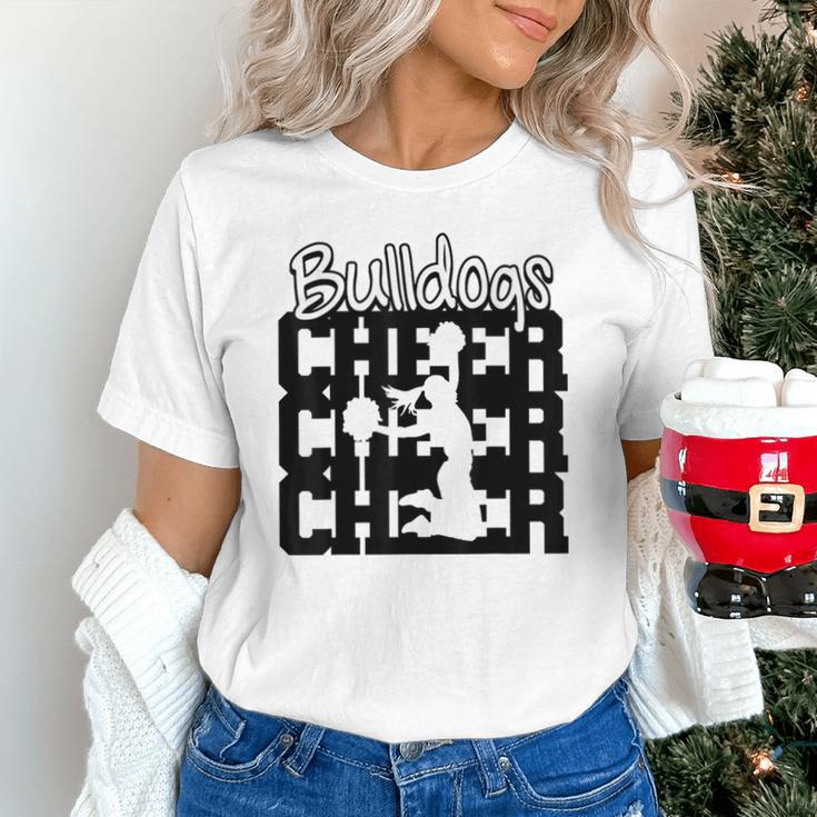 Bulldogs Cheer Back To School Cheerleading Spirit Unisex T-Shirt Bulldogs Cheer Back To School Cheerleading Spirit Unisex T-Shirt