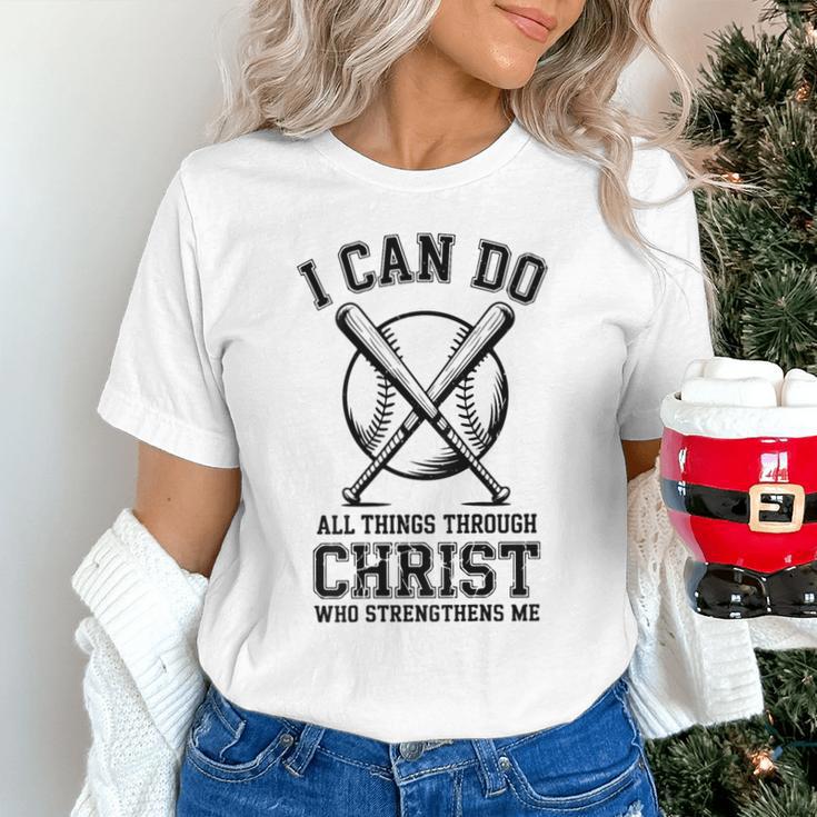 Christian Baseball Philippians 4 Unisex T-Shirt