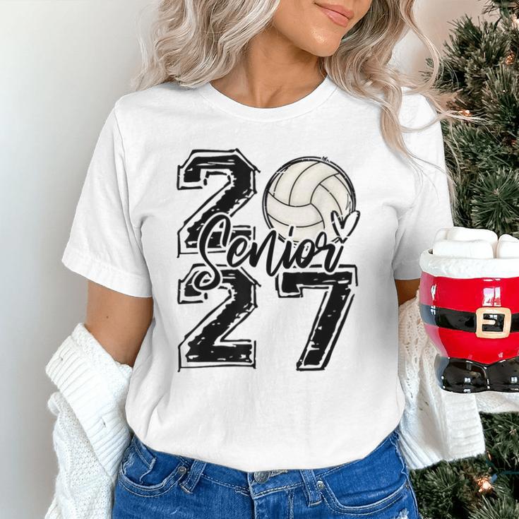 Class Of 2027 Volleyball Senior 2027 Back To School Unisex T-Shirt Class Of 2027 Volleyball Senior 2027 Back To School Unisex T-Shirt