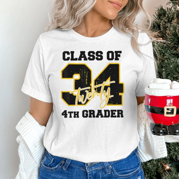 Class Of 2034 4th Grader Elementary School Back To School Unisex T-Shirt Class Of 2034 4th Grader Elementary School Back To School Unisex T-Shirt