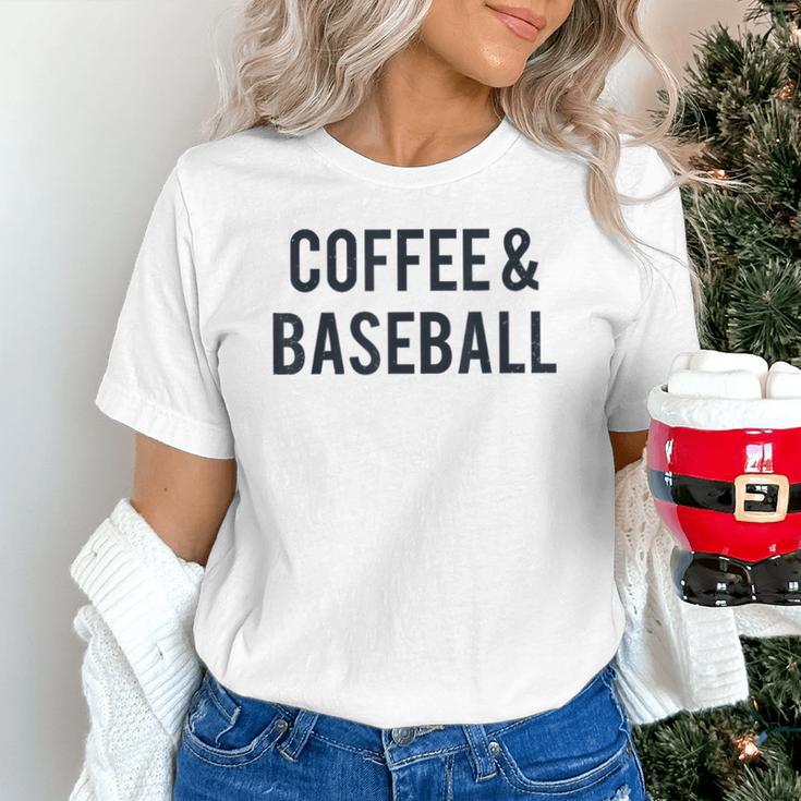 Coffee And Baseball Unisex T-Shirt Coffee And Baseball Unisex T-Shirt