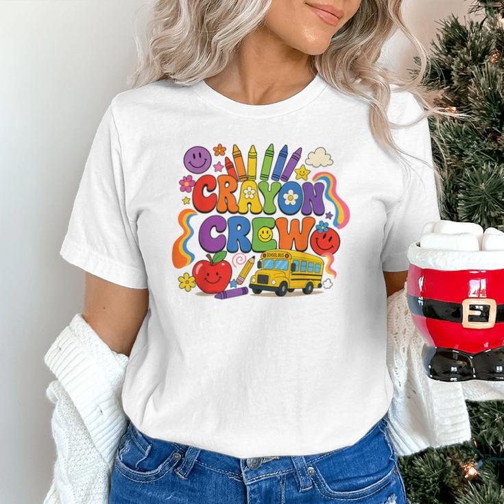 Crayon Crew Cute Back To School Vibes Student Unisex T-Shirt Crayon Crew Cute Back To School Vibes Student Unisex T-Shirt