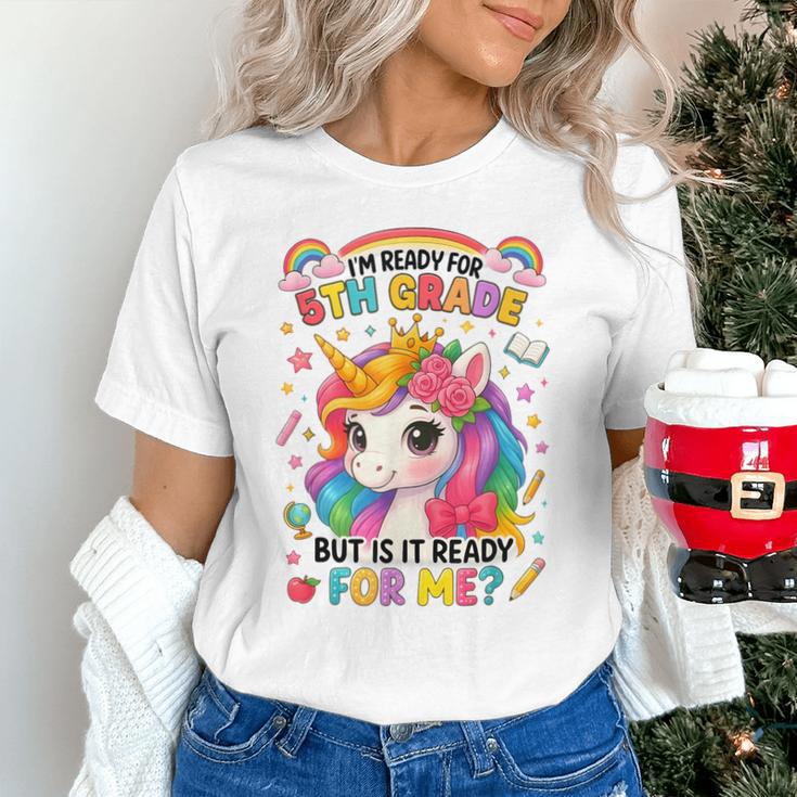 Crush Fifth Grade Girls Back To School Unicorn First Day Unisex T-Shirt Crush Fifth Grade Girls Back To School Unicorn First Day Unisex T-Shirt