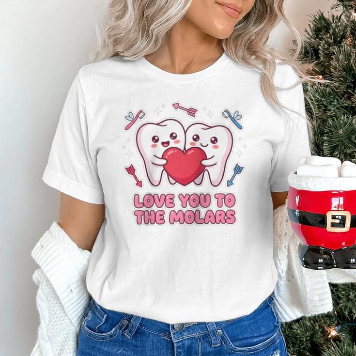 Cute Dentist Valentine Love You To The Molars Teeth Pun Raglan Baseball Tee Unisex T-Shirt Cute Dentist Valentine Love You To The Molars Teeth Pun Raglan Baseball Tee Unisex T-Shirt