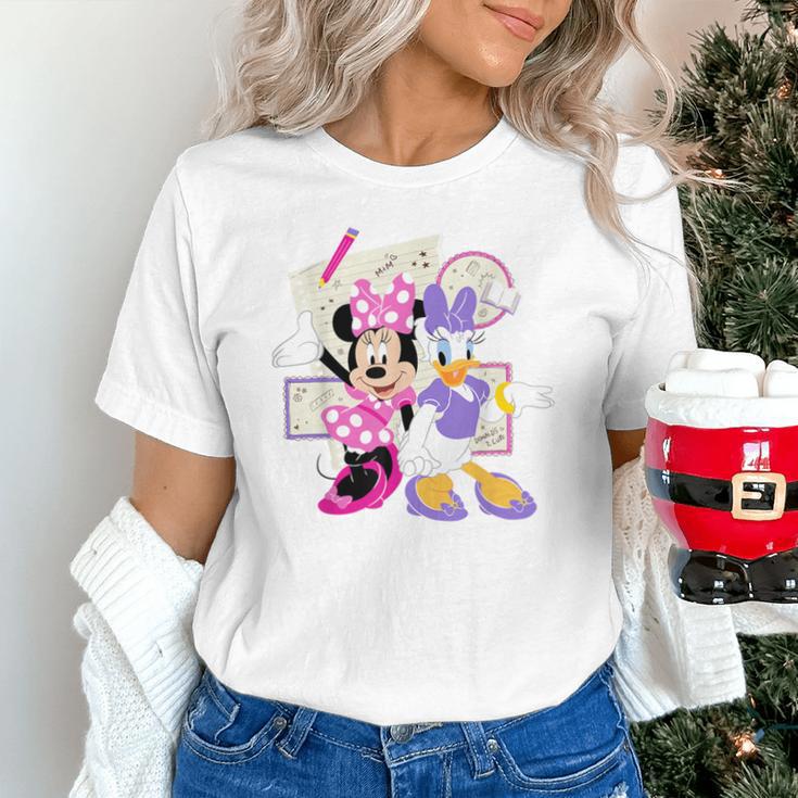 Disney Minnie & Daisy Back To School Best Friends BFFs Unisex T-Shirt