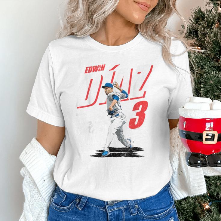 Edwin Diaz Los Angeles D Baseball Players MLBEDD204M Unisex T-Shirt Edwin Diaz Los Angeles D Baseball Players MLBEDD204M Unisex T-Shirt