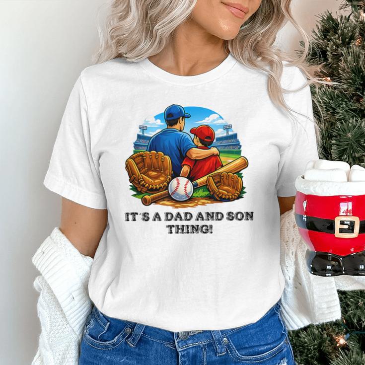 Father Son Baseball Father's Day Unisex T-Shirt Father Son Baseball Father's Day Unisex T-Shirt